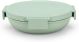 Brabantia - Make & Take Lunch Bowl 1L - Compact Flat Design - Secure Click Closing - Leakproof - Airtight Lid - Suitable for Freezer - Dishwasher & Microwave Safe - Jade Green