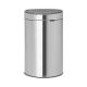 Brabantia Touch Bin With Plastic Inner Bucket, 40 L - Matt Steel