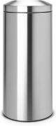Brabantia Flameguard Waste Paper Bin, 30 L - Matt Steel
