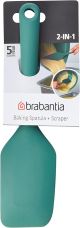 Brabantia Tasty+ Baking Spatula PlUS Scraper, Fir Green